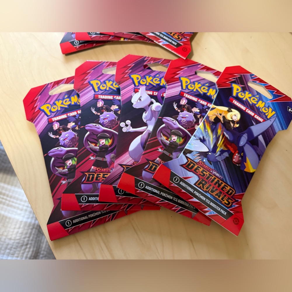 Pokemon Destined Rivals Booster Packs -Sold Seperately